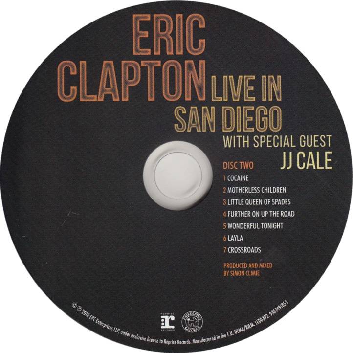 Eric Clapton Live in San Diego : CD2